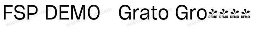 FSP DEMO   Grato Gro字体转换